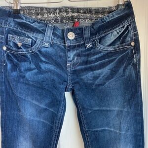 GUESS vintage low cut Women's Blue Jeans